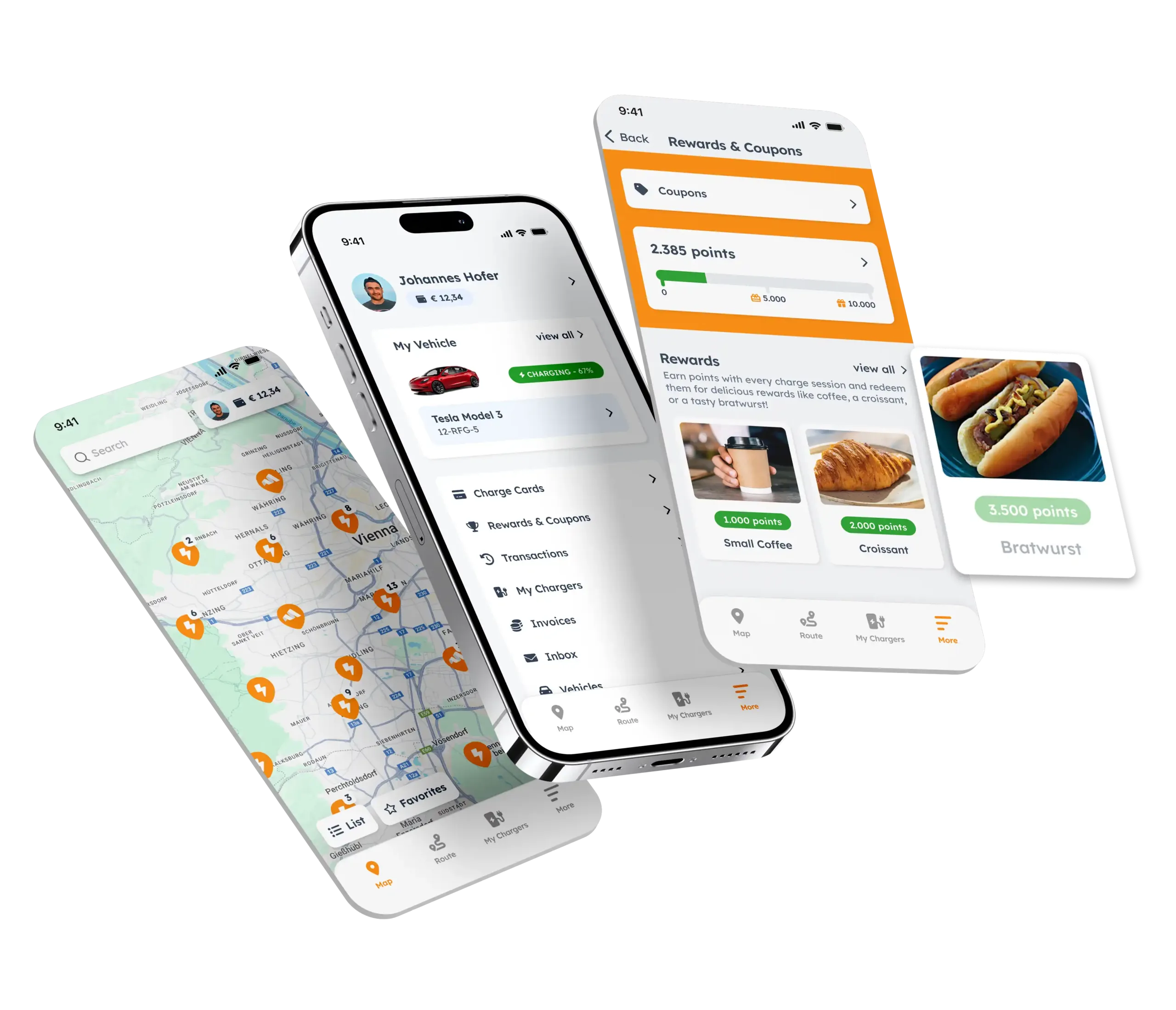 Loyalty app Moveyou mockup