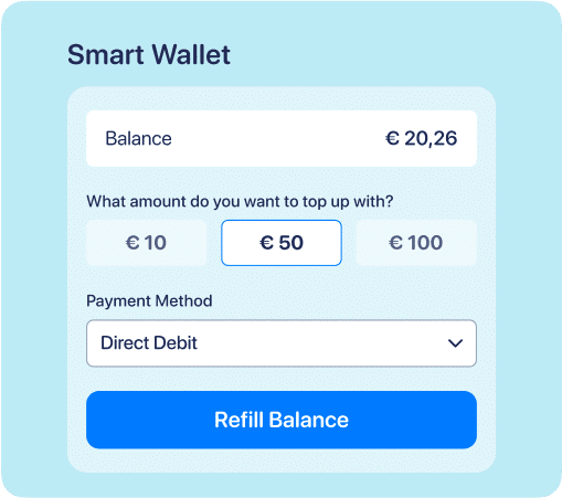 Smart Wallet Mobility app