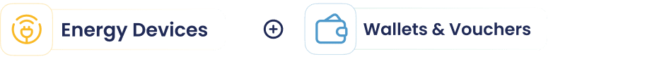 Energy + Wallets and vouchers Energy + Wallets and vouchers